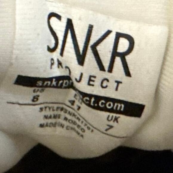 SNKR Project Men's Rodeo Shoe Size 8 SNKR1701 White/Cream w/Box - Picture 7 of 7